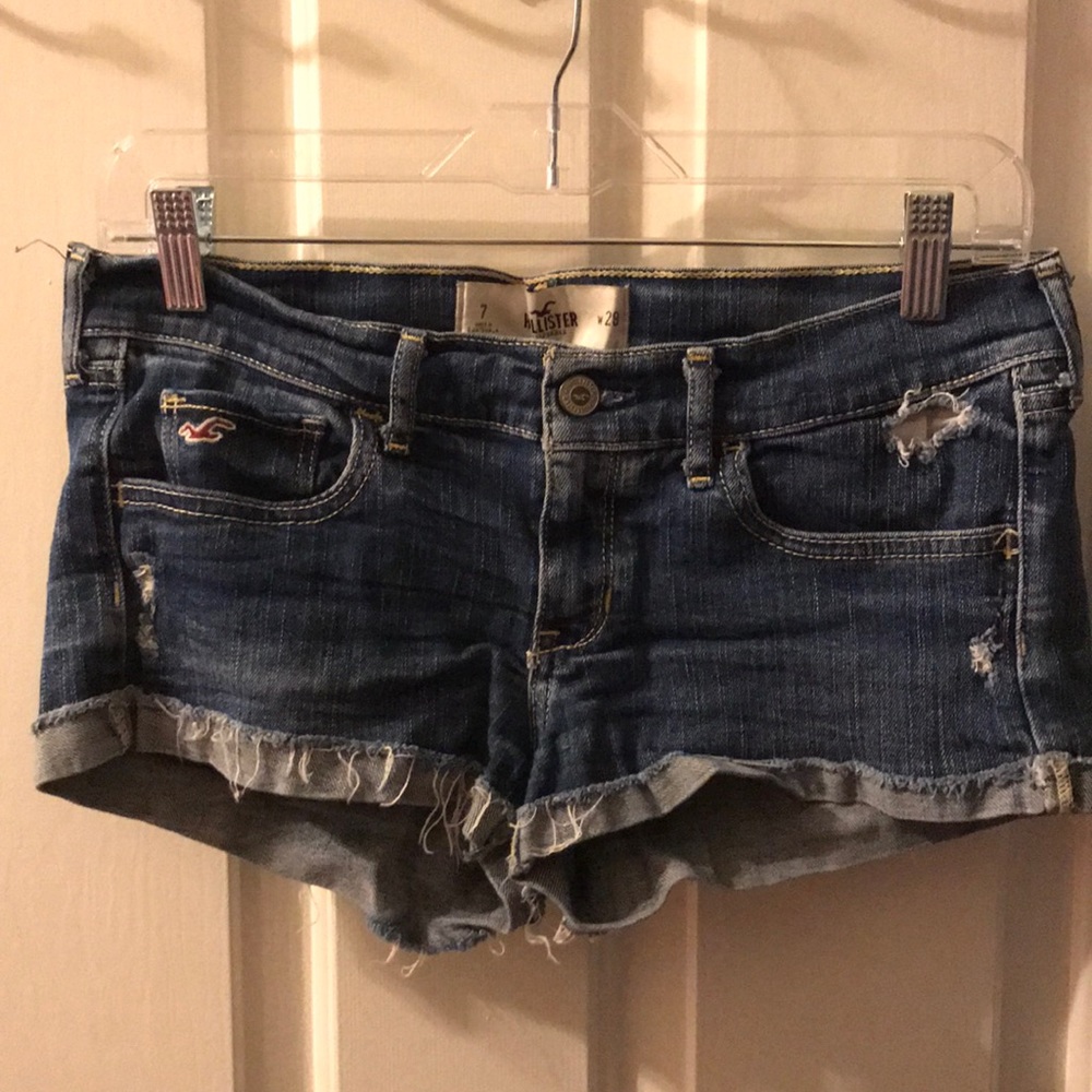 Hollister jean shorts
